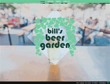 Tablet Screenshot of billsbeergarden.com